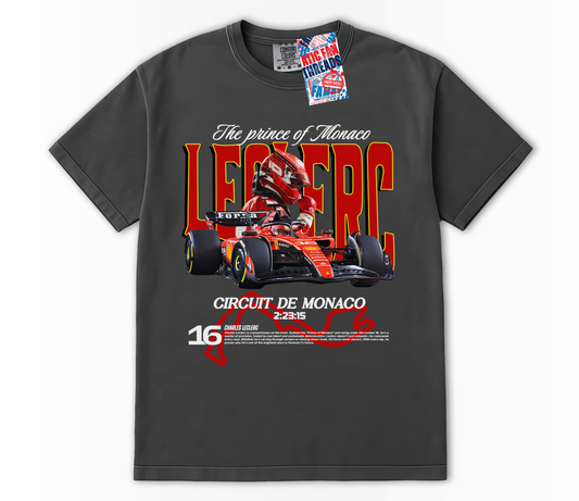 Leclerc Prince of Monaco F1 Racing Comfort Colors® T-Shirt